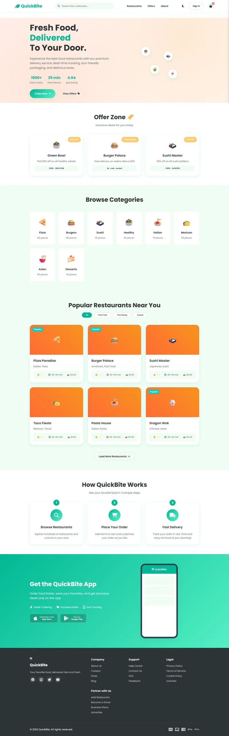 Food Delivery Preview
